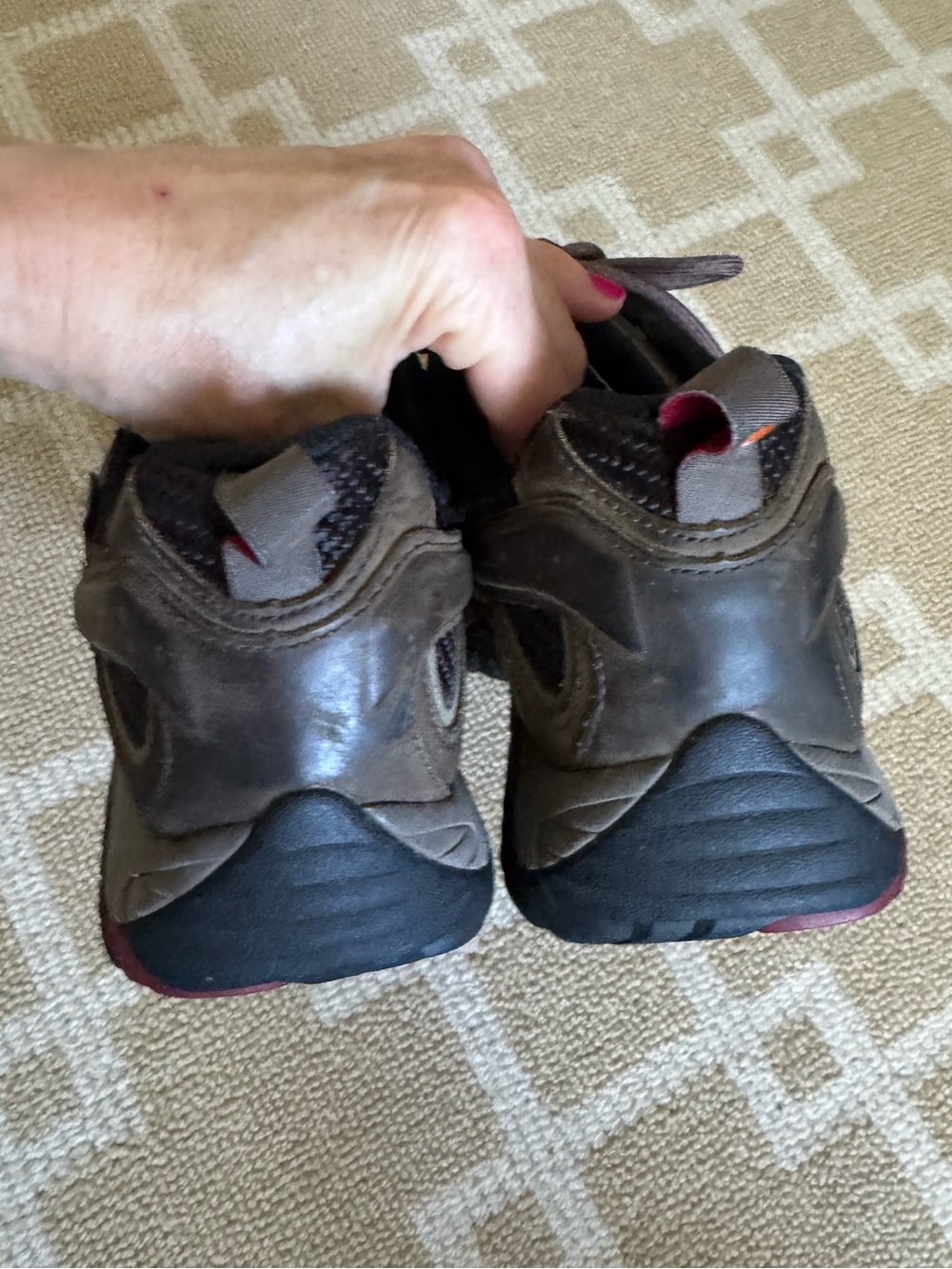 Merrell Moab 2 Vent Waterproof Composite Toe Work Shoes Brown Women’s 7.5 - Picture 12 of 13